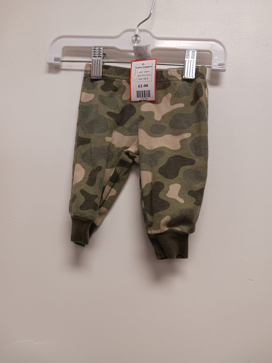 Green Child of Mine Camo Joggers, NB B