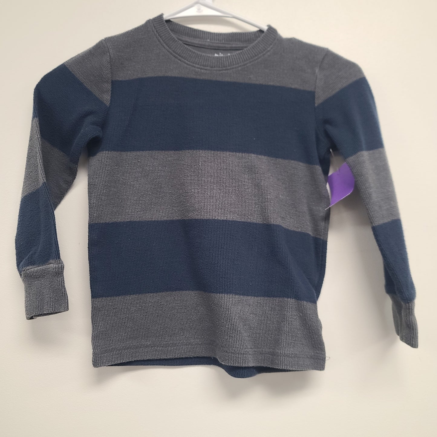Grey/Navy Jumping Bean Longsleeve Shirt, 5T B