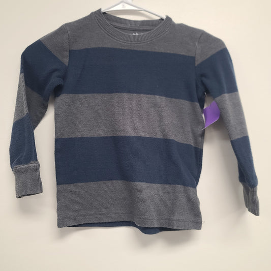 Grey/Navy Jumping Bean Longsleeve Shirt, 5T B