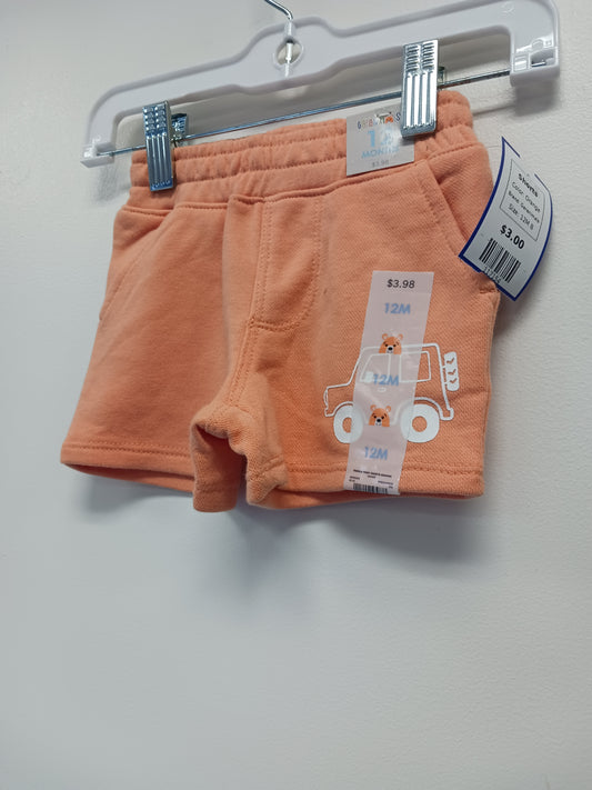 Orange Garanimals Shorts, 12M B