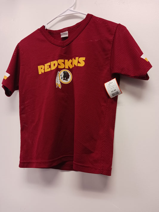 Burgandy/Yellow Redskins Jersey, 8 B