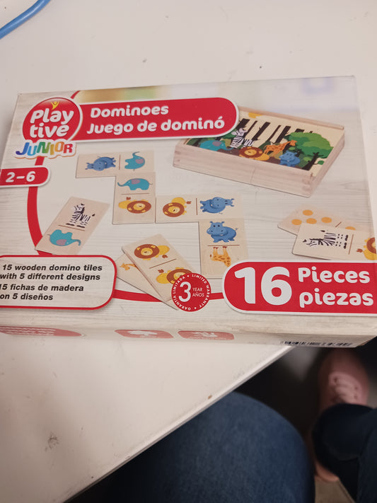 Play Tive Junior Wooden Dominoes