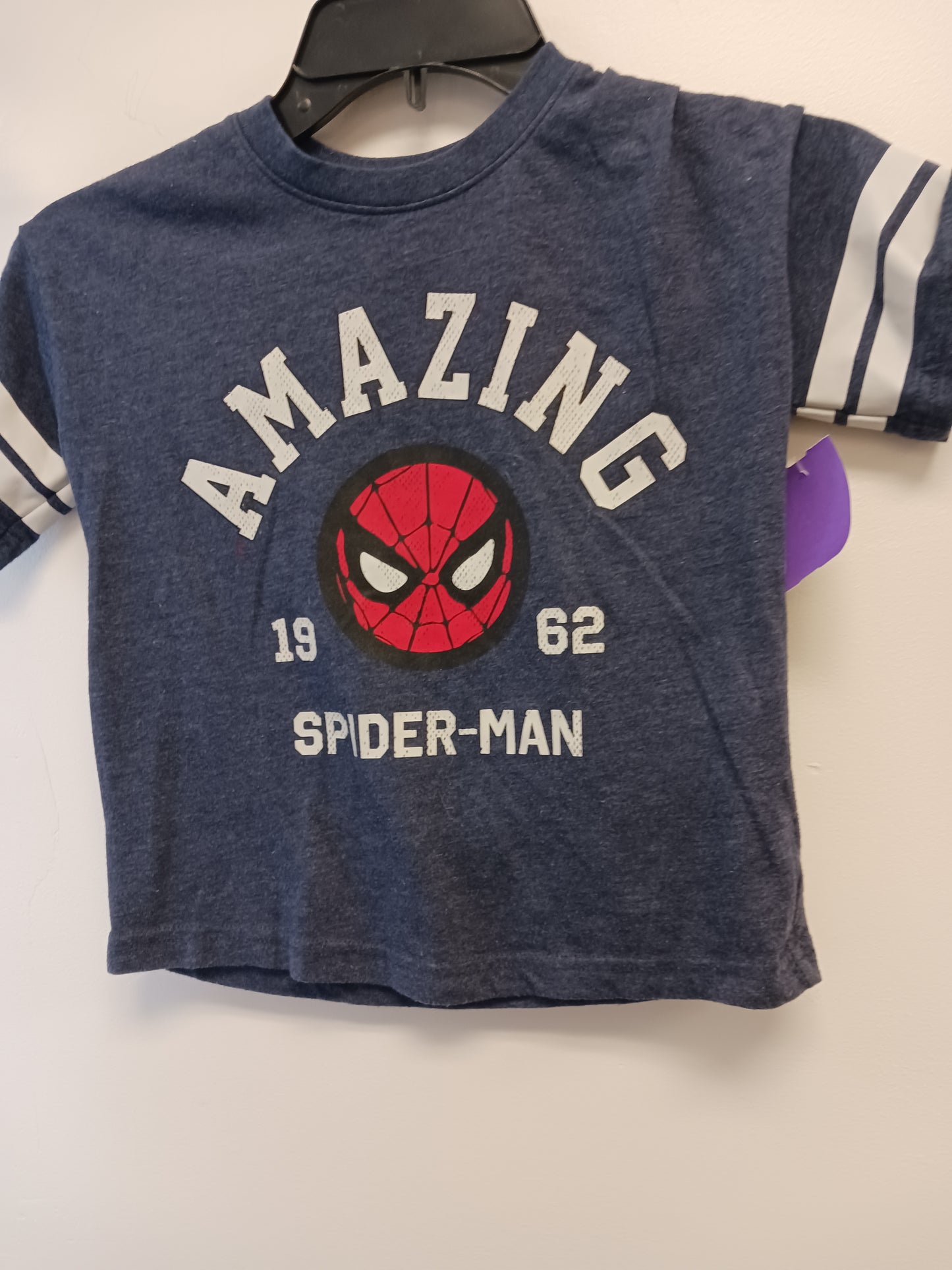 Navy Spiderman Jumping Bean Shirt, 5T B