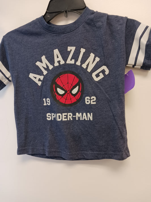Navy Spiderman Jumping Bean Shirt, 5T B
