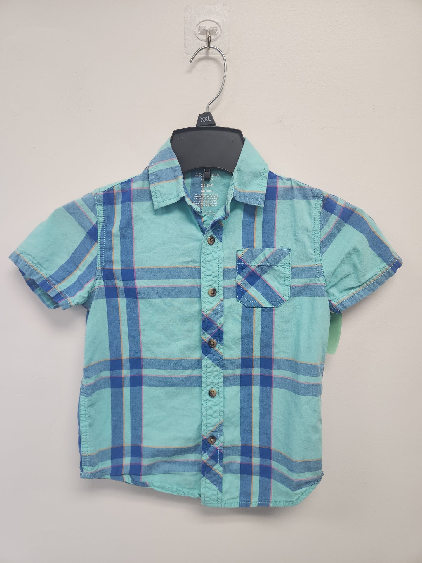 Blue/Navy Arizona Button Up, 6 B