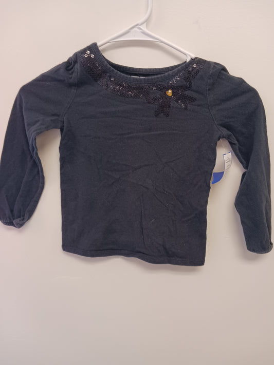 Black Sonoma Longsleeve Shirt, 4T G
