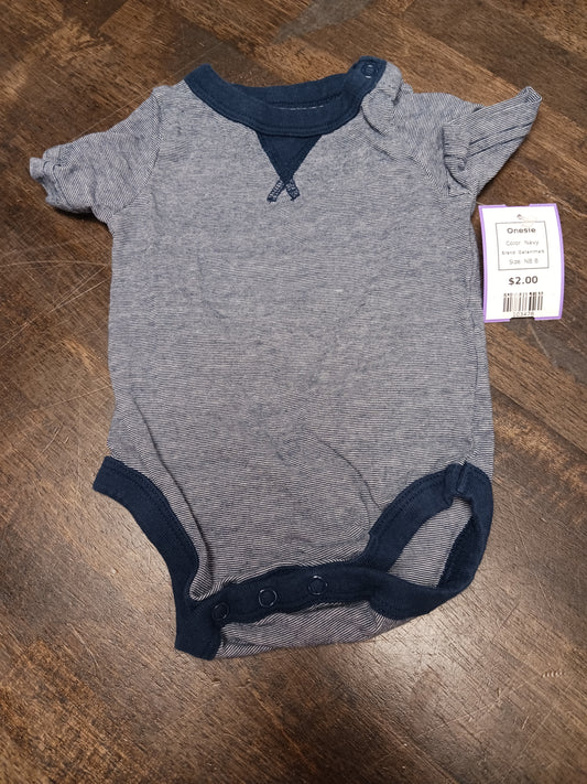 Navy Garanimals Onesie, NB B