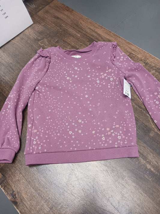 Pink OshKosh Flowers Sweat Shirt, 5T G