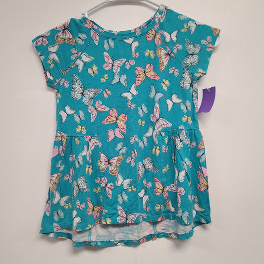 Blue Butterfly Wonder Nation Shirt, 6 G