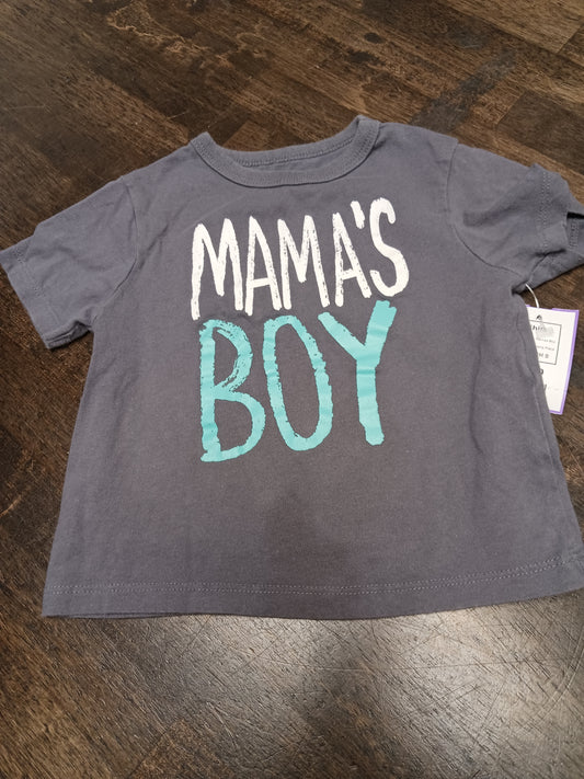 Grey Mamas Boy Childrens Place Shirt, 12M B