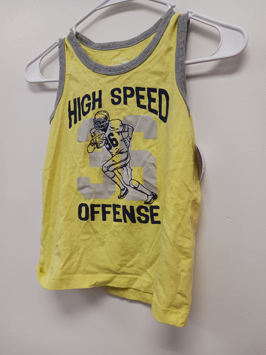yellow Childrens Place Football Tank Top 5/6, 5T B