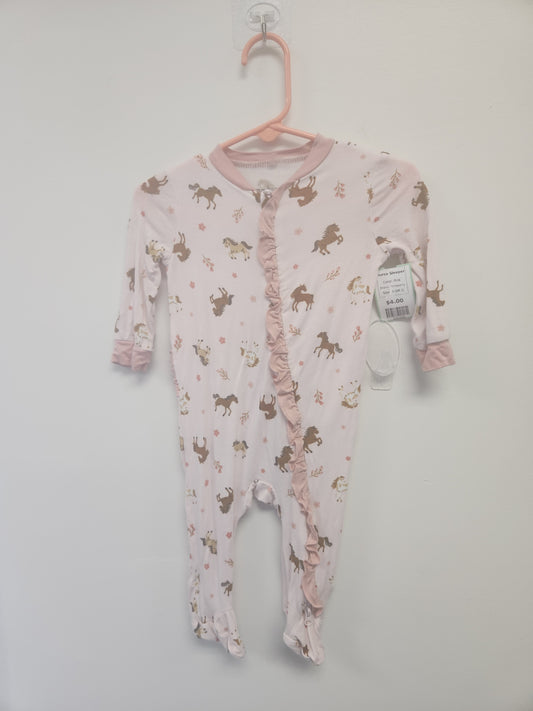 Pink Mineberry Horse Sleeper, 3-6M G
