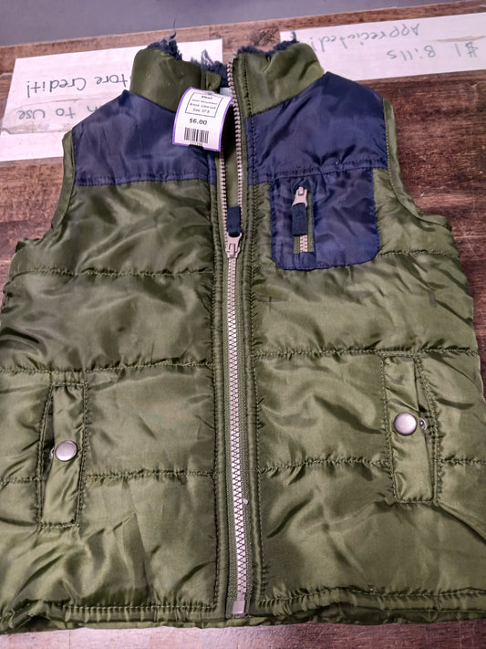 Navy/Green Little Lad Vest, 5T B