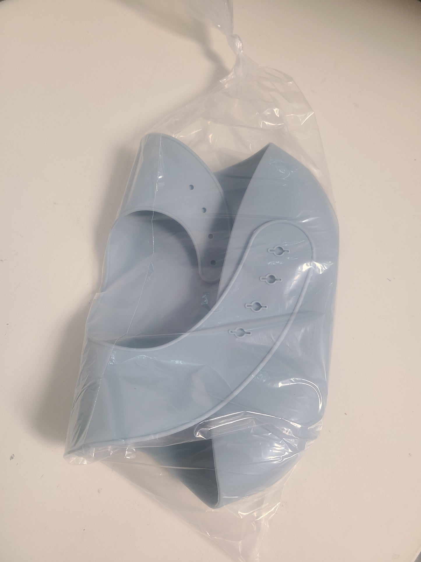 blue  Rubber Bib