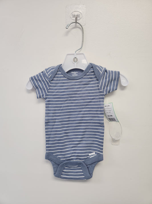 Blue/White Gerber Onesie, NB B