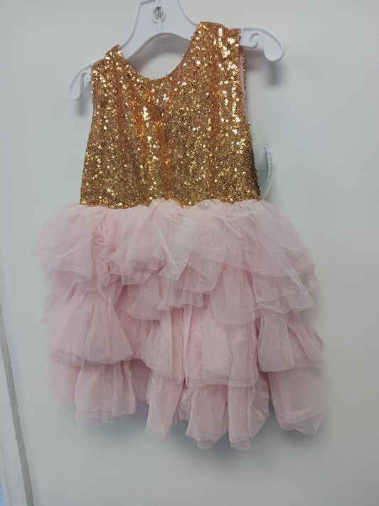 Copper Boutique Sequin Dress   3/4, 3T G