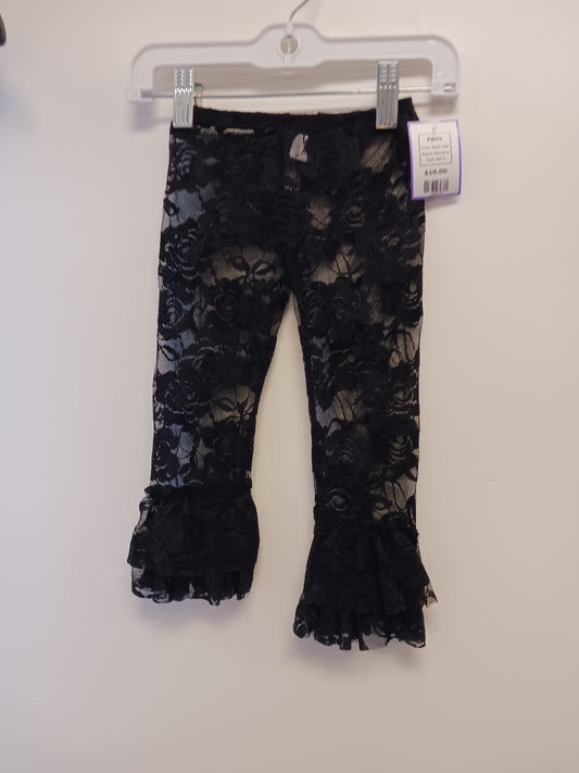 Black Lace Boutique Pants, 6M G