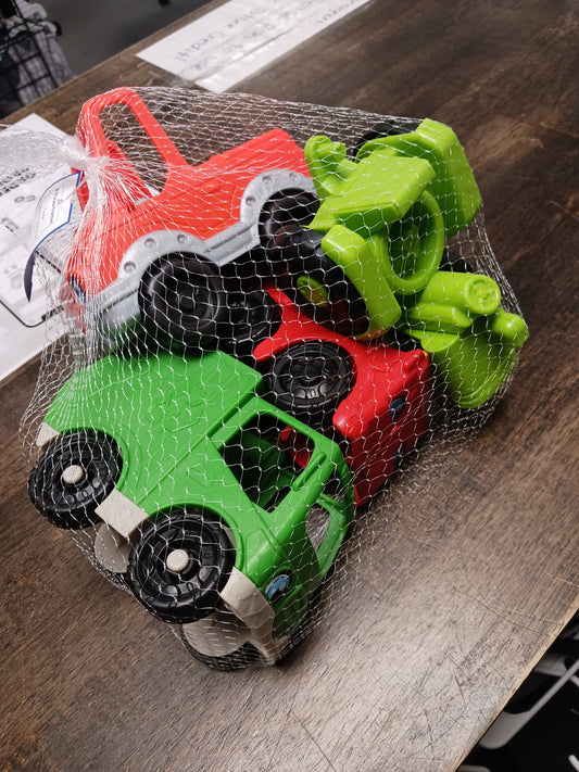 Fisher Price 4 trucks/tractor