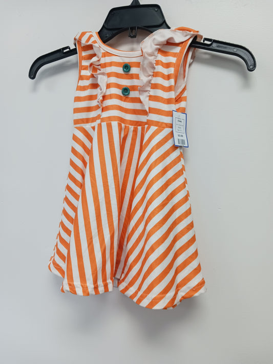 orange stripe  dress, 2T G