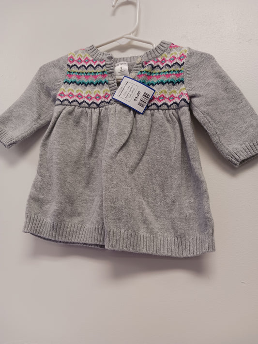 Grey Carters Sweater Dress, 3M G