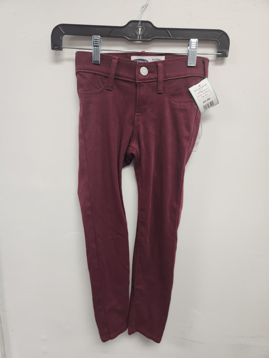 Burgandy Old Navy Ballerina Jeggings, 6 G
