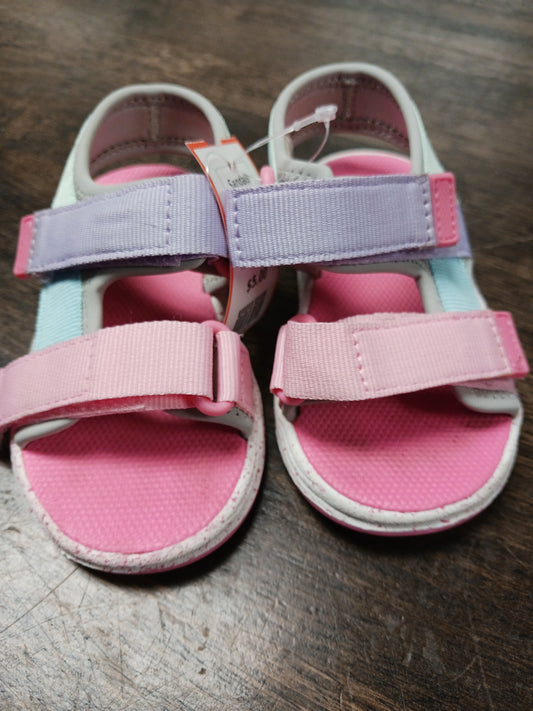 Blue /Pink/Purple Wonder Nation Sandals, 5 G