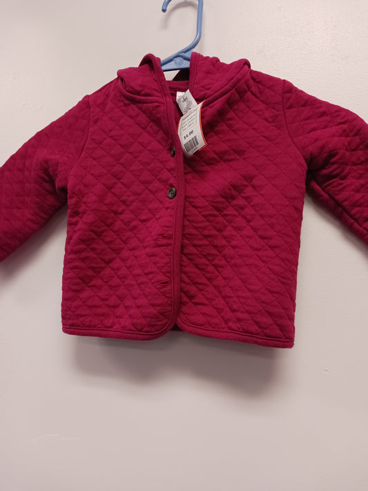 Burgandy Carters Hooded Jacket, 18M G