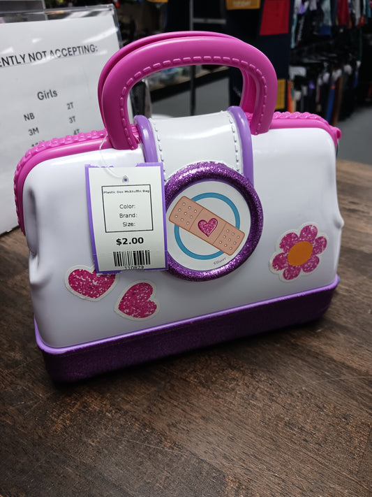 Plastic Doc McStuffin Bag