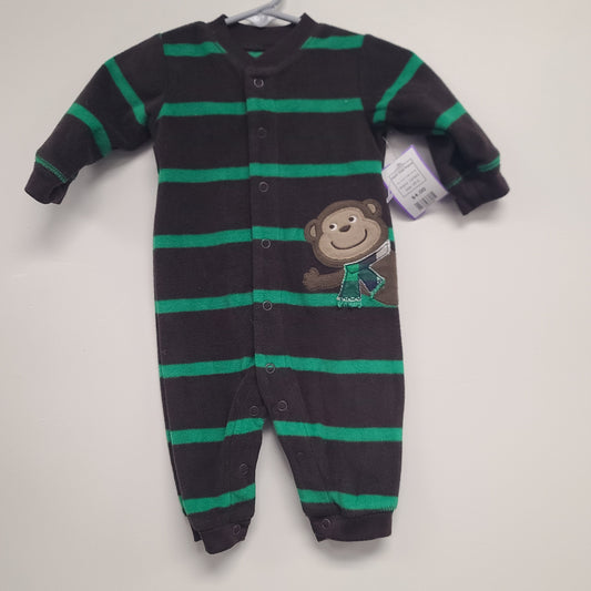 Brown/Green Monkey Carters Pant One Piece, 3M B