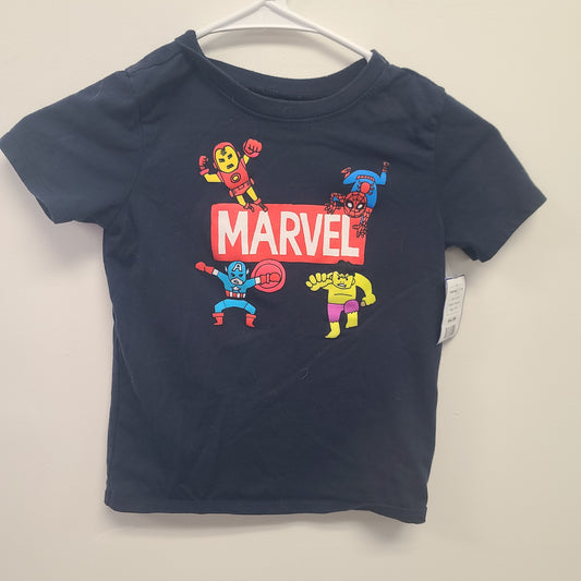 blue marvel marvel shirt, 5T B