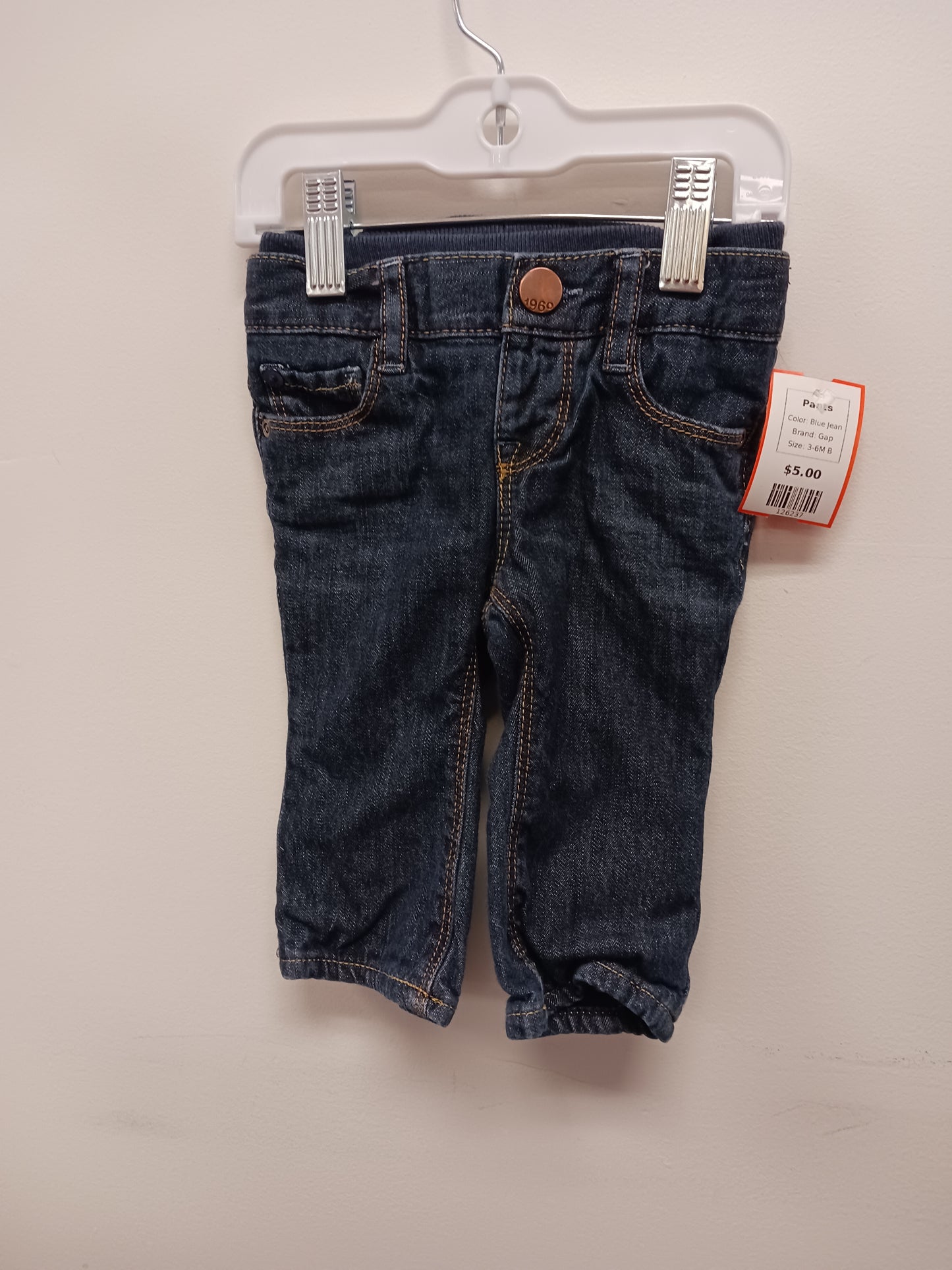 Blue Jean Gap Pants, 3-6M B