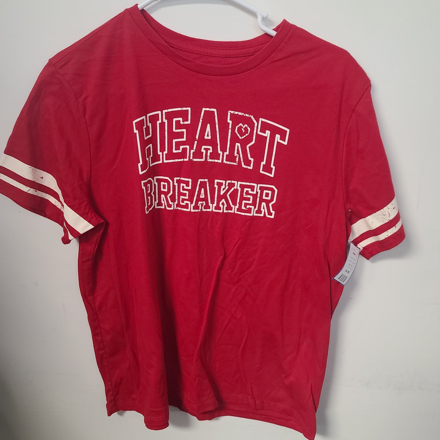 Red/White Heart Breaker Way To Celebrate Shirt, 14 B