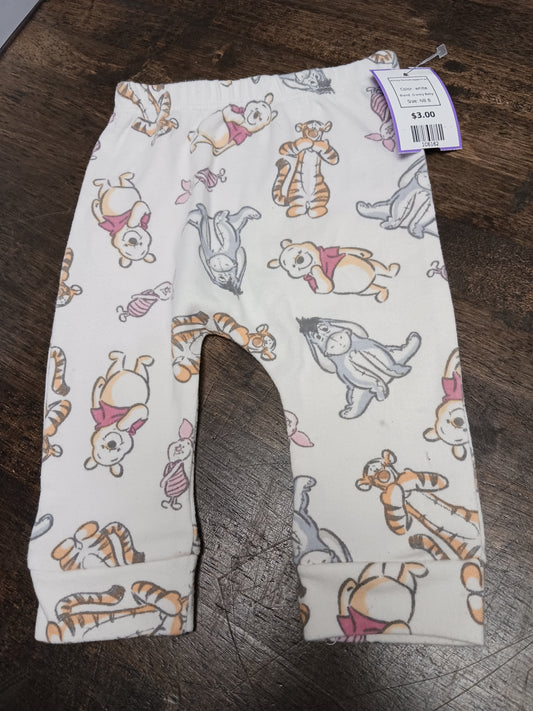 white Disney Baby Whinnie The Pooh Joggers 0-3m, NB B