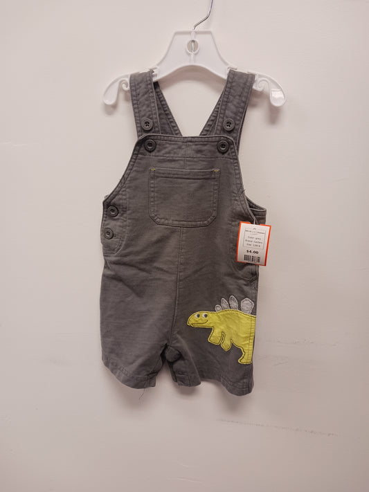 grey Carters Bib Shorts Dinosaur, 12M B