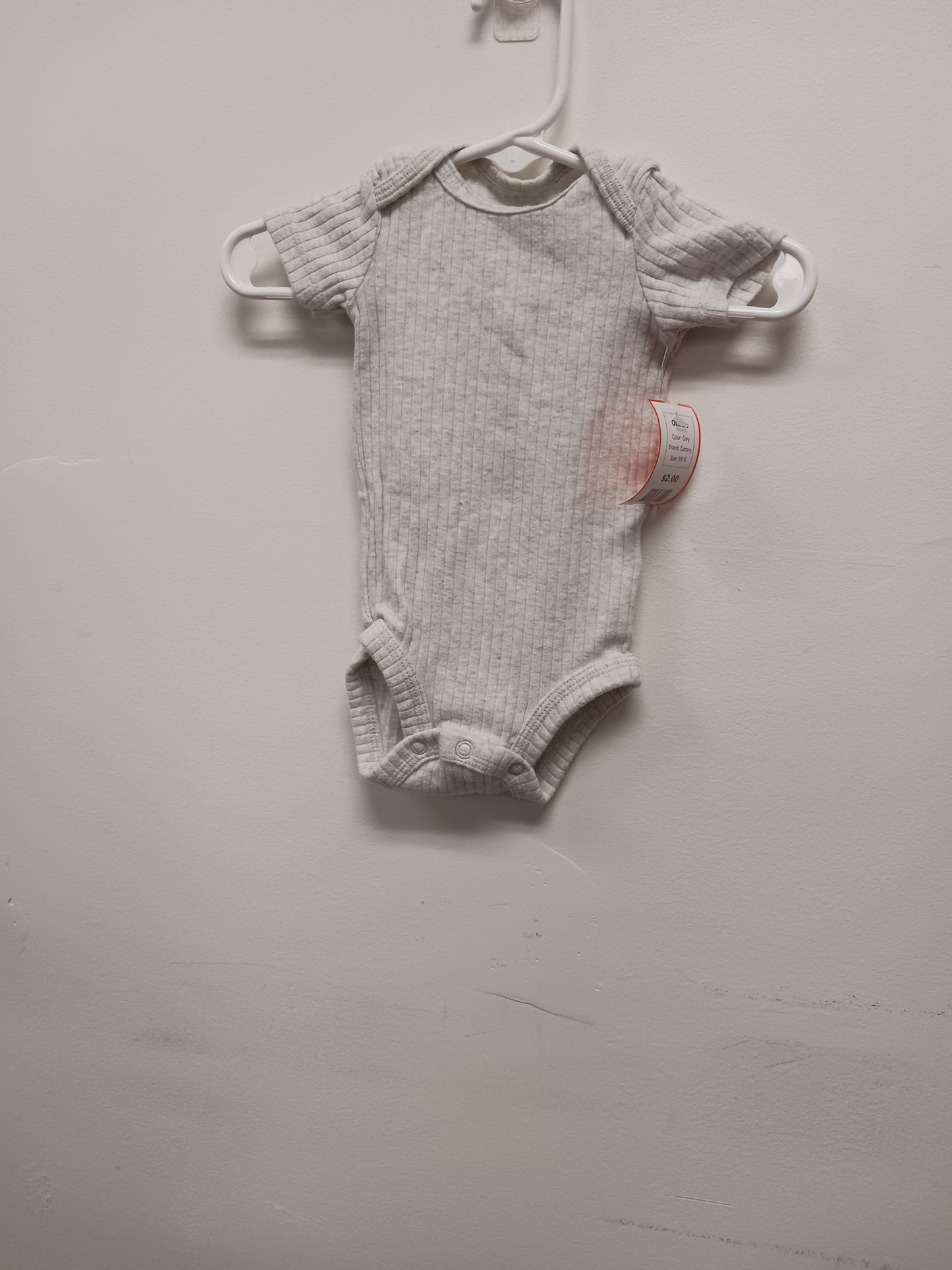 Grey Carters Onesie, NB G