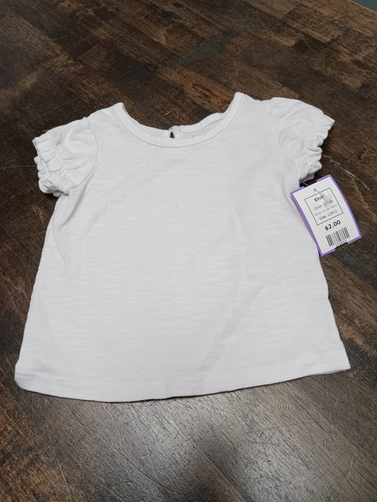 White Wonder Nation Shirt, 12M G
