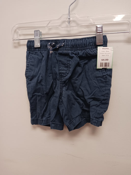 Navy Cat & Jack Shorts, 3T B