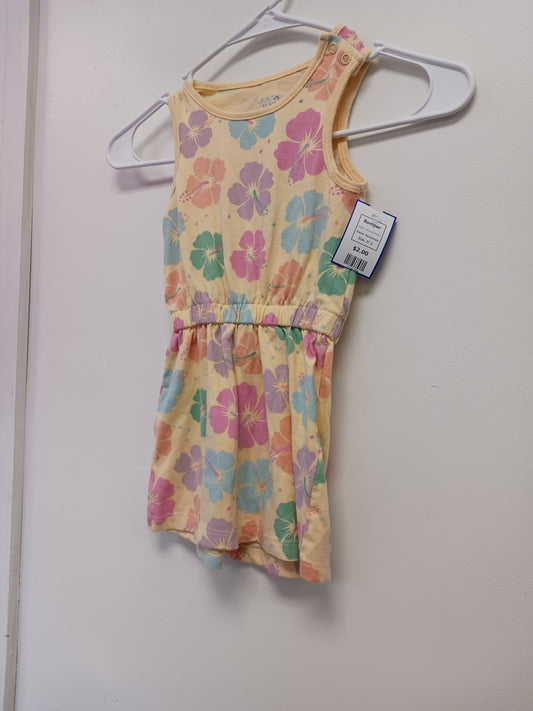 Yellow/Colorful Garanimals Romper, 3T G