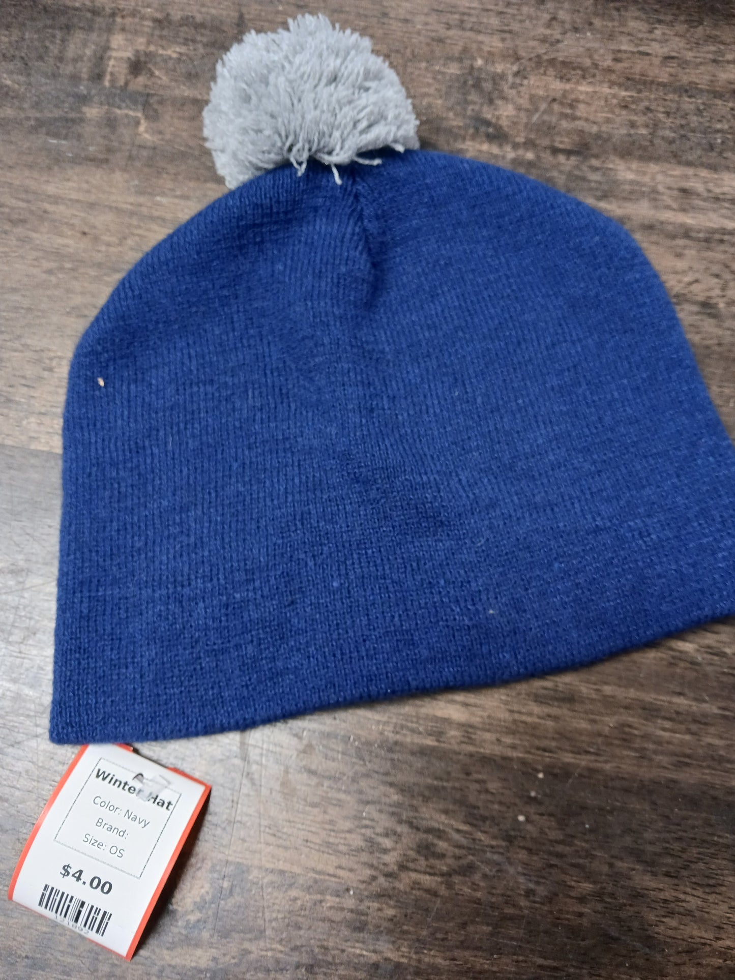 Navy  Winter Hat, OS