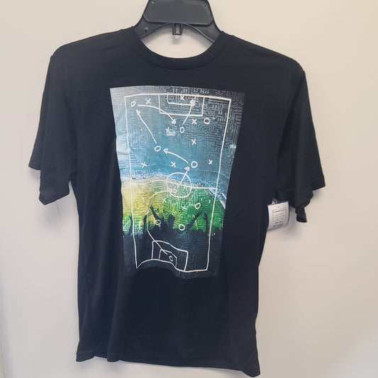 Black Tek Gear Football Tshirt, 10 B