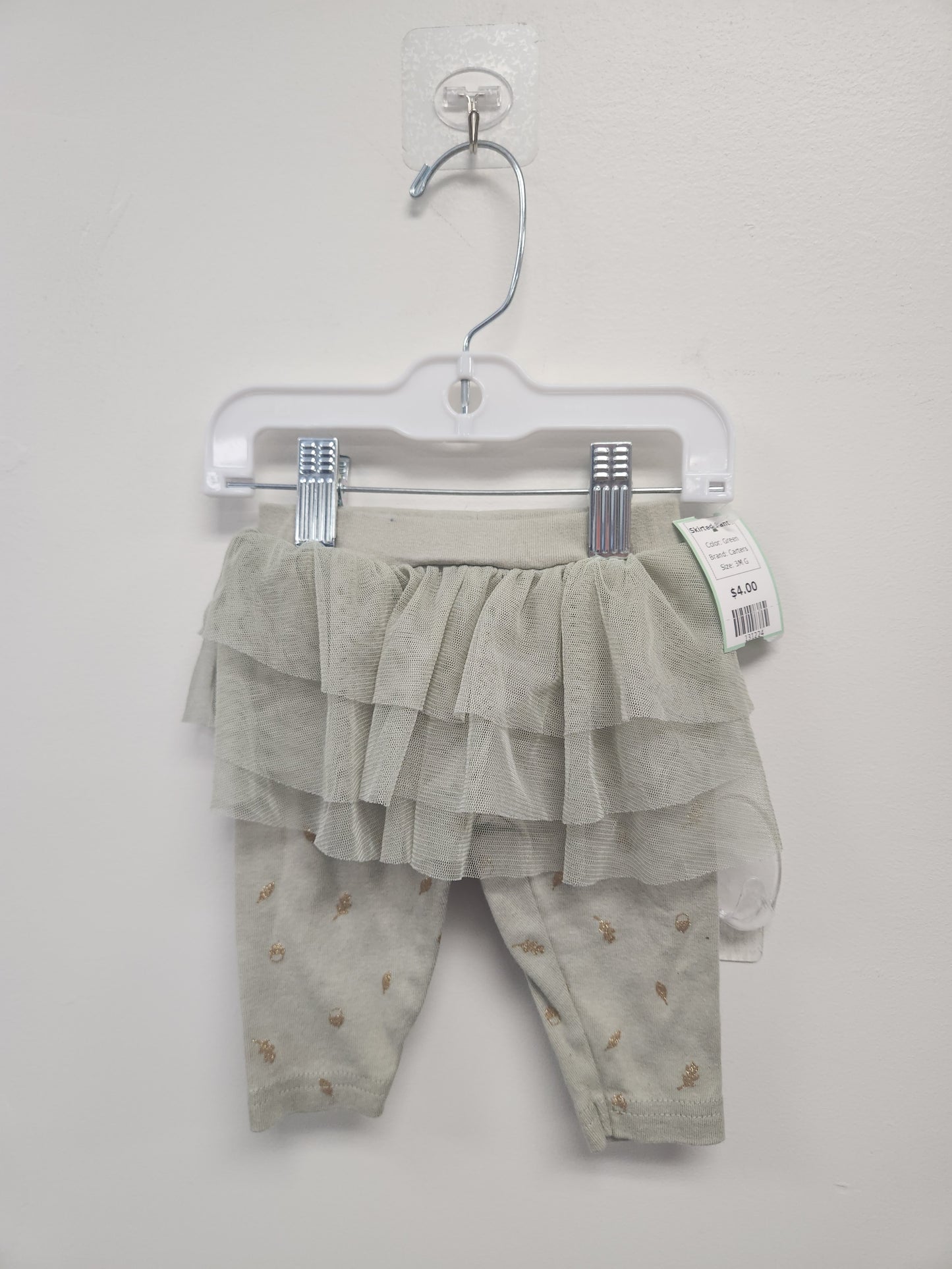 Green Carters Skirted Pants, 3M G