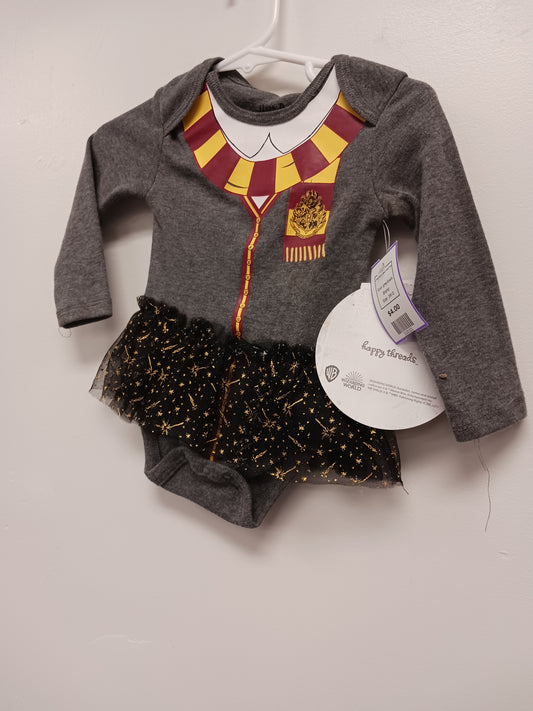 grey/black  2 Piece Harry Potter Outfit 3-6m, 3M G