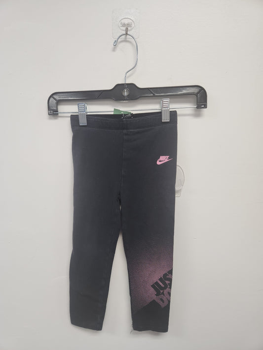 Black/Pink Nike Leggings, 4T G