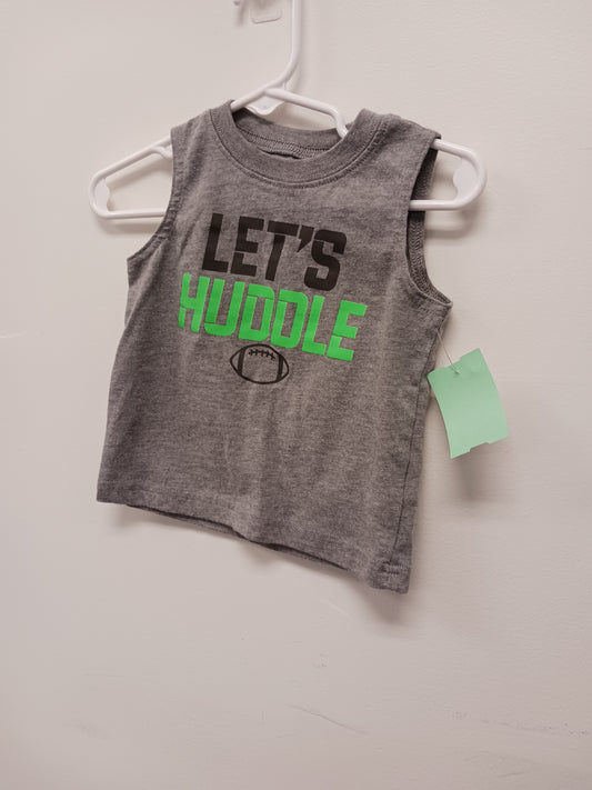 Grey Let's Huddle Carters Tank Top, 9M B