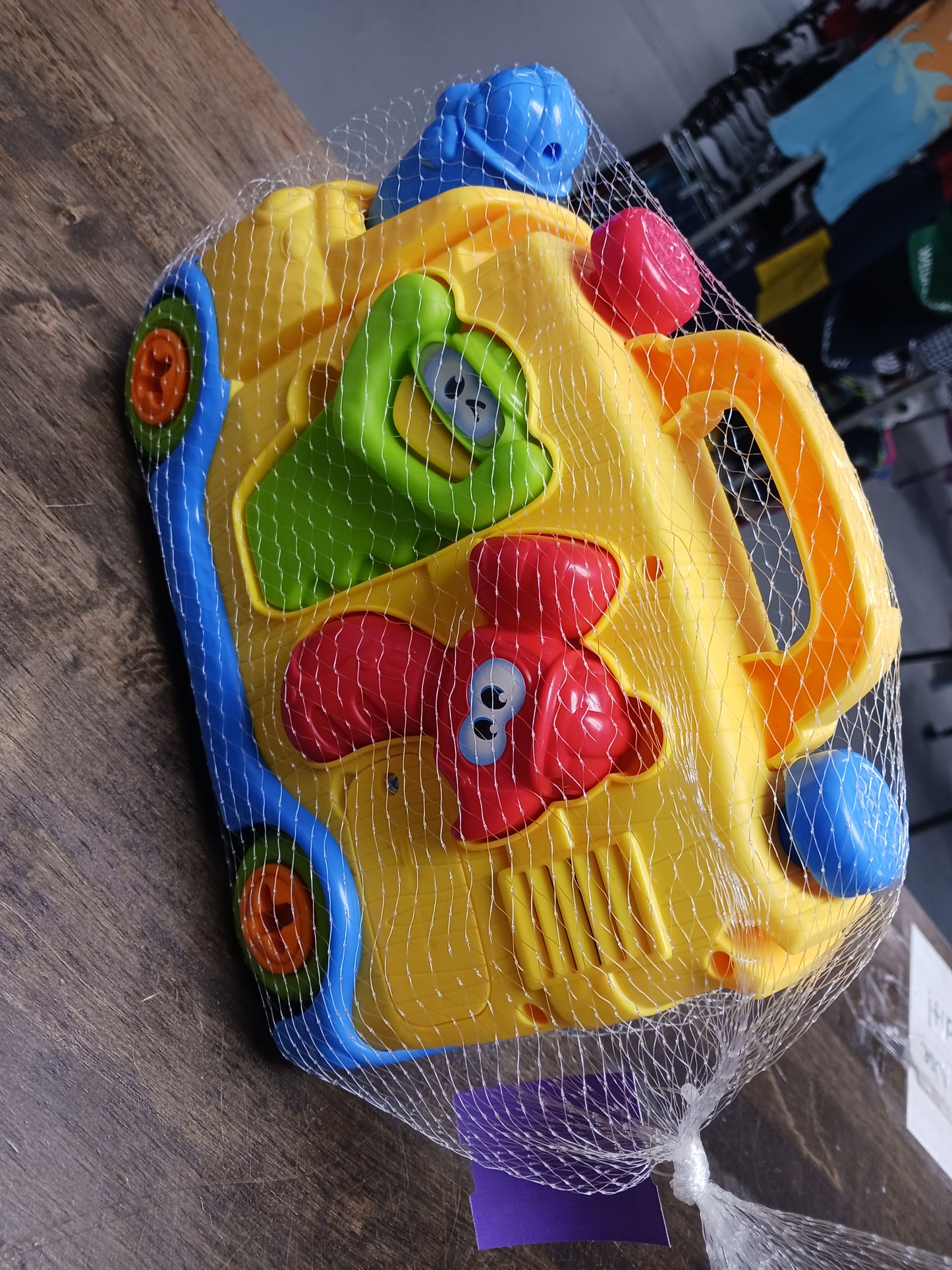 Yellow/Blue  Musical Tool Truck