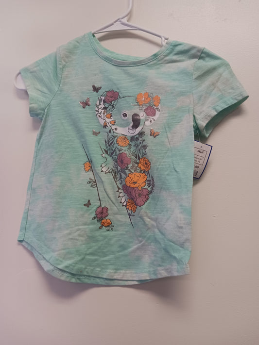 Green Koala/Flower SO Shirt, 6 G