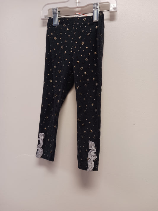 black Cutie Pie Star Leggings, 18M G
