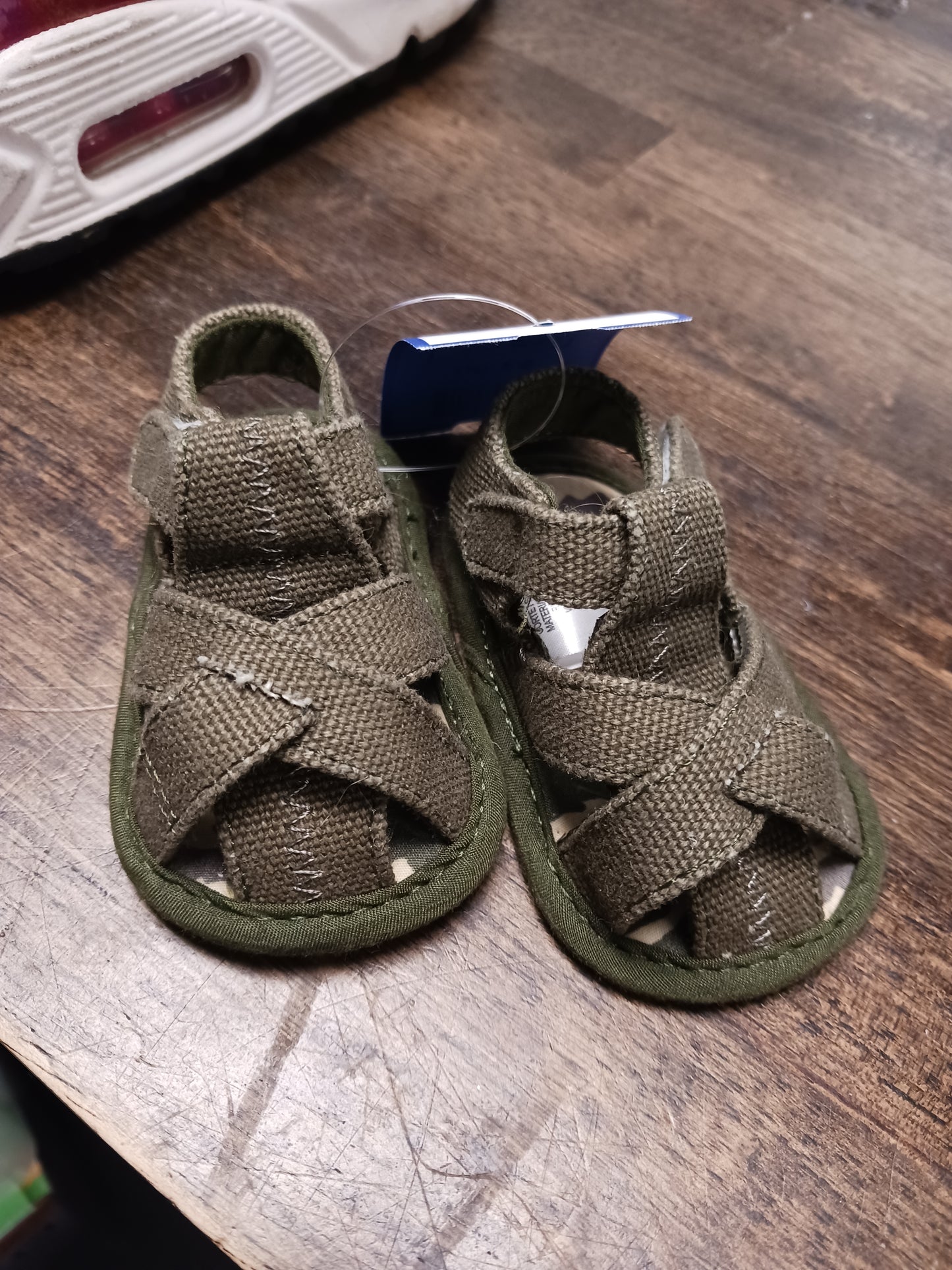 Green  Crib Shoes, NB B
