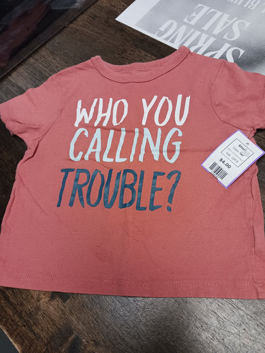 Red Childrens Place Shirt, 12M B