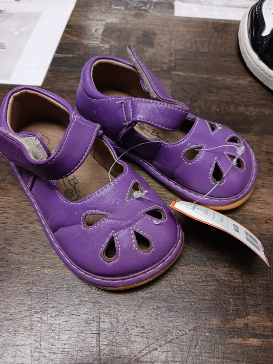 Purple Little Mae's Boutique Leather Mary Janes, 6 G